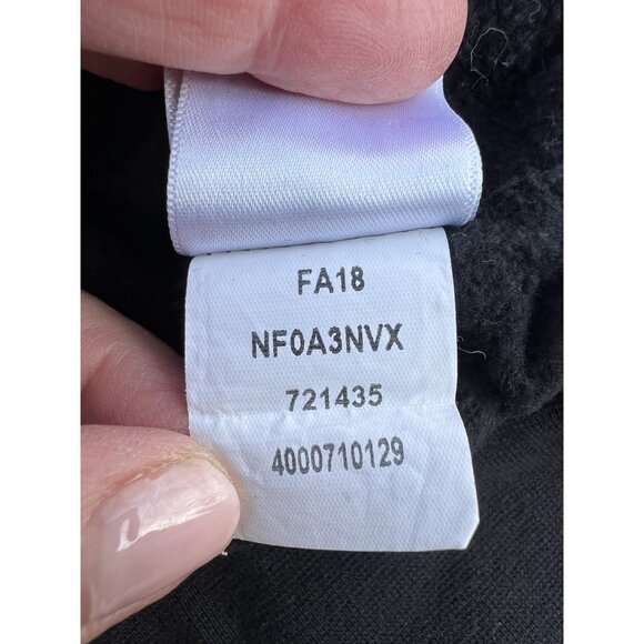 The North Face black hoodie turquoise half dome kangaroo pockets M gorpcore - Picture 9 of 9